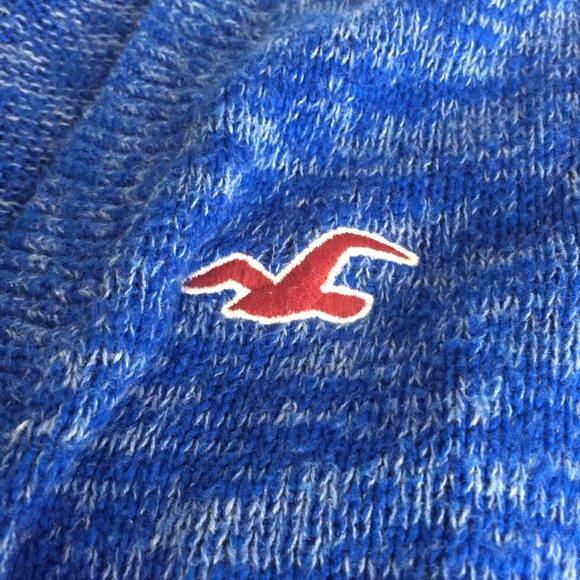 Blue Oversized Hollister cardigan - Picture 2 of 3